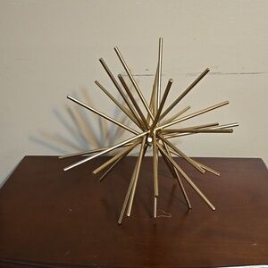 Vintage Sputnik/Urchin/Asterisk Brass Metal Sculpture